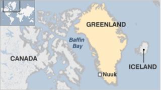 Map of Greenland