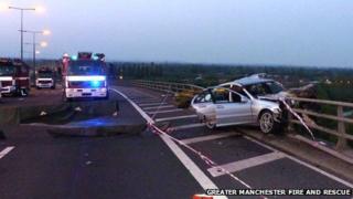 Crash scene M60