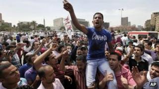 Protest in Tahrir Square, 29 May 2012