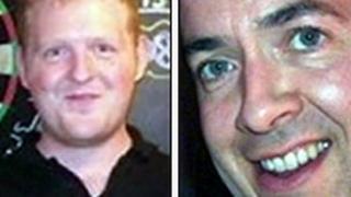 Michael Turner (left) and Jason McGoldrick