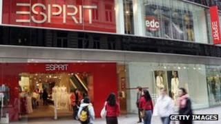 An Esprit showroom