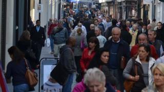 Shoppers in King Street