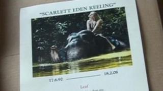 Scarlett Keeling service sheet