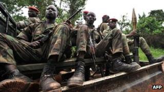 Ivory Coast soldiers