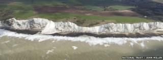 The white cliffs