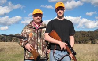 John Mumford and his son Matthew