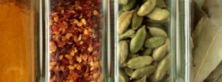 Dried herbs and spices (Image: BBC)