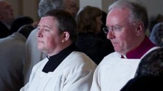 Philip Egan (right), the new Bishop of Portsmouth