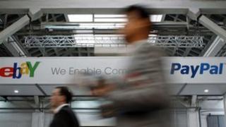 Ebay and Paypal signs