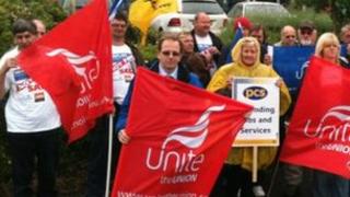 Remploy strike in Staffordshire