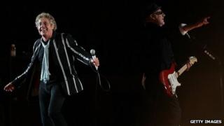 The Who's Roger Daltrey and Pete Townshend
