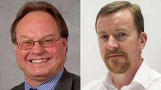 Allan Pennington (L) and Paul Penlington (R)