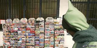 News stand in Rabat
