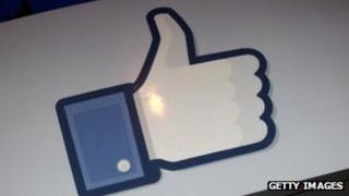 The Facebook 'like' icon