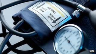 Blood pressure gauge