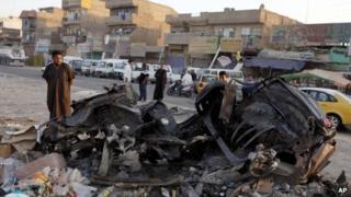 Aftermath of bombing in Sadr City