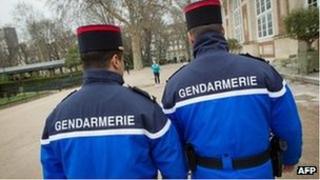 French police in Paris