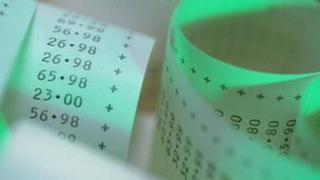 Paper receipts