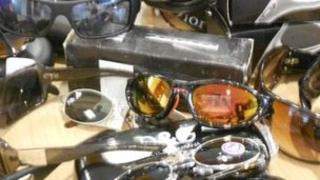 Fake designer sunglasses
