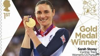 Sarah Storey's stamp
