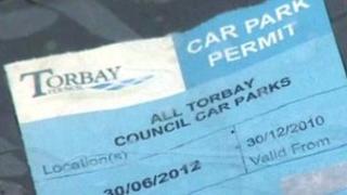 Torbay Council car park pass