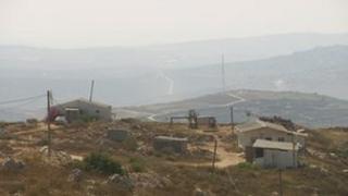 Hilltop outpost near Israeli settlement of Yitzhar