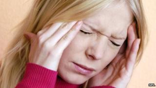 Woman in pain