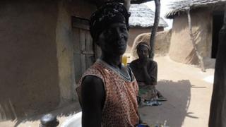 Sisters at Kukuo village, one of Ghana's six witch camps
