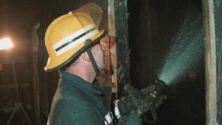 A firefighter