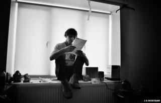 Simon at home