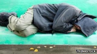 Homeless person