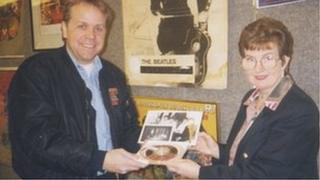 Irene Draper with Beatles recording