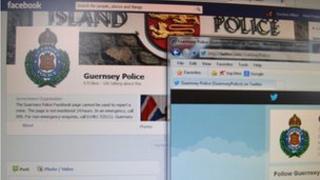 Guernsey Police's Facebook and Twitter pages