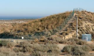 Palomares fenced-off area in 2007