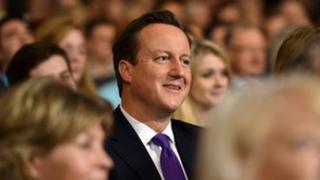 David Cameron at Conservative party conference 2012