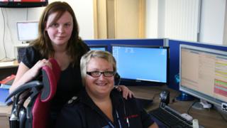 Estelle Guest and Sandra Davies