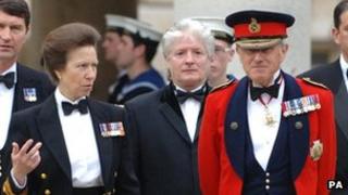 Princess Anne and Sir John Kiszely in 2007