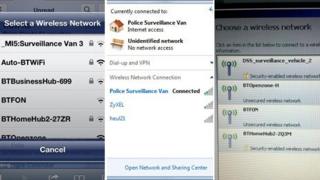 Surveillance wifi: MI5 Surveillance Van, Police Surveillance Van, DSS_surveillance_vehicle