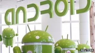 Android mascots, Reuters