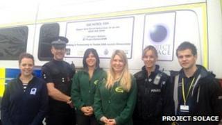 Police van