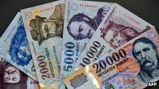 Hungarian forints - file pic