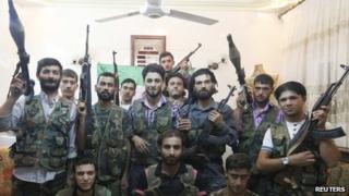 Free Syrian Army fighters. Photo: September 2012