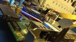 Part of the transceiver coder at Bangor University Ocean project