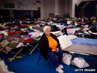 New Jersey residents in emergency shelter