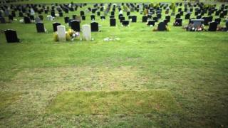 Jimmy Savile's grave in Scarborough