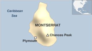 Map of Montserrat