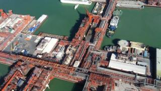 Kazakhstan's giant offshore oil field in the Caspian Sea - Kashagan