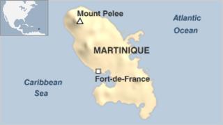 Map of Martinique