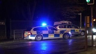 Police cars in Glasgow