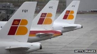 Iberia tailfins